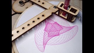 Cycloid Drawing Machine Higher dimension DuoGraph [upl. by Salem]