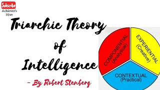 TriarchicTheoryOfIntelligence PsychologyClass12Chapter [upl. by Yattirb]