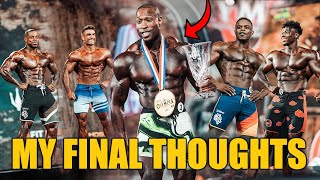 2022 MR OLYMPIA MENS PHYSIQUE FULL BREAKDOWN AND ANALYSIS [upl. by Anaujik]