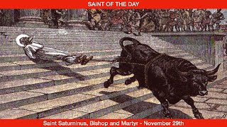 Saint Saturninus Bishop  November 29th [upl. by Llennahc456]