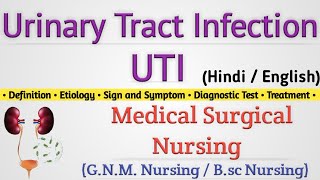 Urinary Tract Infection UTI In Hindi  UTI Lecture [upl. by Landri]