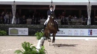 Laura Graves Grand Prix Freestyle Week 1 Global Dressage Festival rio2016 [upl. by Bunny]