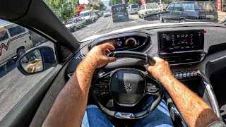 Peugeot 5008 GT Puretech 2023 City Traffic POV Drive Test [upl. by Eenwahs]