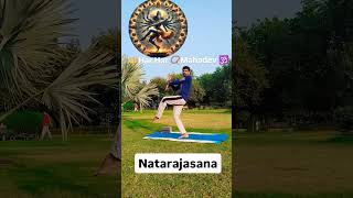 Natarajasana shortvideo motivation varilvideo balanceyogaposes yogapractice mangalyogafitness [upl. by Comfort]