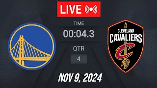 NBA LIVE Golden State Warriors vs Cleveland Cavaliers  November 9 2024  Warriors vs Cavs  2K25 [upl. by Pamelina619]