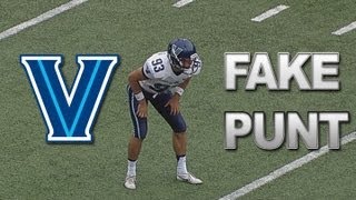 Villanova Scores on Fake Punt vs Boston College  ACCDigitalNetwork [upl. by Nalehp]