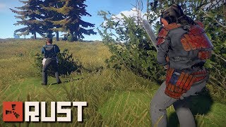 NINJA JUMPING GEARED PLAYERS  Rust Solo [upl. by Barnabe]