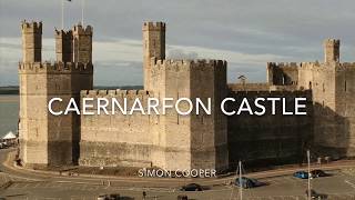 Caernarfon Castle amp Town Walls North Wales  Drone Vision [upl. by Christal280]