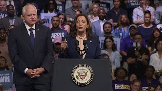 Kamala Harris introduces Gov Tim Walz as her running mate [upl. by Jojo680]