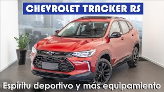 Nuevo Chevrolet Tracker RS  Motor equipamiento y detalles exclusivos [upl. by Gagliano]