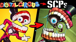 What if THE AMAZING DIGITAL CIRCUS Characters Were SCPs Lore amp Speedpaint [upl. by Shore]