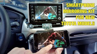 20192022 TOYOTA RAV4 New Smartphone Mirroring Kit [upl. by Donegan529]