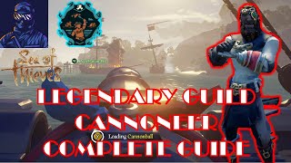 Sea of Thieves Legendary Guild Cannoneer CommendationAchievement Guide Season 10 [upl. by Forras]