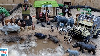 Safari Animals Rescue Adventure Fun Toys For Kids [upl. by Atinej548]