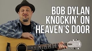 Knocking on Heavens Door  Super Easy Acoustic Songs for Guitar  Guitar Lesson [upl. by Esimaj]