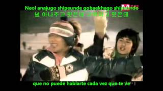 SS501  Coward Sub español  Romanizacion  Hangul [upl. by Emerej]