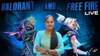 💖THALAIVI ON LIVE💖 FREE FIRE amp VALORANT LIVE  TAMIL GIRL GAMER FACE CAM LIVE freefire valorant [upl. by Yreffej]