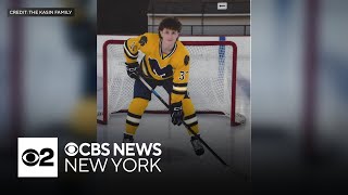 Final goodbye today for LI hockey player Connor Kasin [upl. by Lyndsie]