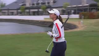 Klara Davidson Spilkova 2024 Aramco London lpga golf [upl. by Ilil]