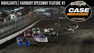 World of Outlaws CASE Late Models at Fairbury Speedway Feature 1  July 29 2022  HIGHLIGHTS [upl. by Hapte]