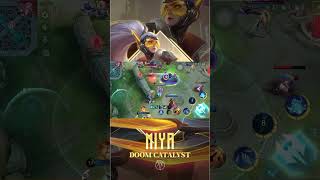 BUILD DAN EMBLEM MIYA TERSAKIT miyatiktok mobilelegends [upl. by Zined160]