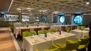 Cagney’s Steakhouse specialty restaurant onboard Norwegian Prima [upl. by Caressa]