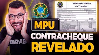 Revelei o SALÁRIO LÍQUIDO de um servidor do MPU  Concurso MPU [upl. by Ennovoj]