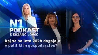 N1 podkast s Suzano Lovec Kaj se bo leta 2024 dogajalo v politiki in gospodarstvu [upl. by Tonnie732]