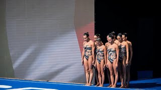 Nuoto sincronizzato  Europei Belgrado 2024  Squadra Libera Italia [upl. by Nennarb212]