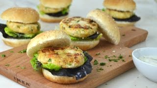 Hamburguesas caseras de pollo y verduras ¡Riquísimas [upl. by Nomled]