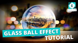 Create A Crystal Ball Effect with Fish Eye in Pixlr E [upl. by Ahern]