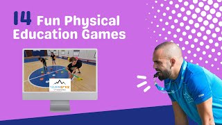 Best 14 Fun physical education games  indoor games  physed games  PE GAMES [upl. by Aurelea]