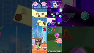 George tom Sings To His Own Game animationmeme​ mytalkingtom2 funnycartoon​​ peppapig​ [upl. by Aicela]