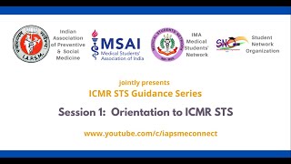 Orientation to ICMR Short Term Studentship [upl. by Ahsinej]