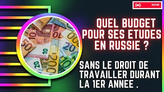 QUEL BUDGET POUR SES ETUDES EN RUSSIE [upl. by Sielen11]