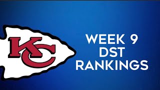 Top 12 DefenseDST Rankings Week 9 Fantasy Football 2024 [upl. by Peppy]