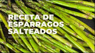 Cómo hacer Deliciosos Espárragos muy fácil en 3 minutos  saludable [upl. by Phi]