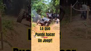 Lo que Puede hacer un poderoso Jeep Clásico car [upl. by Ruhtracm57]