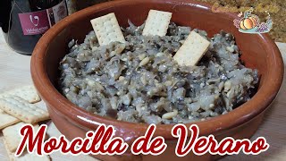 Morcilla de Verano o Falsa Morcilla típica receta de Murcia [upl. by Welker]