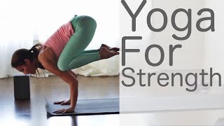 30 Minute Yoga for Strength Shireen Kavianian  Fightmaster Yoga Videos [upl. by Erund]