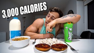 MY NEW 3000 CALORIE LEAN BULKING DIET [upl. by Onidranreb]