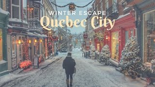 Winter Escape Christmas in Quebec City [upl. by Etterb]