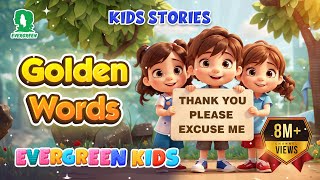 Golden Words For Kids  Good Manners in Everyday Life for Kids  Animated Videos for Kids [upl. by Nnaoj]