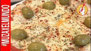 Como Hacer Masa para Pizza parte 2  MuzaxElMundo  Tenedor Libre con Muza5K [upl. by Gwyneth]