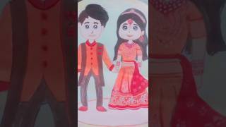 👫 Couple drawing painting shortsvedio 🙏 please like share and subscribe [upl. by Toole887]