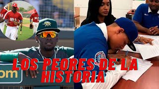 Las Peores Firmas de Prospectos en la historia del beisbol [upl. by Aronek745]