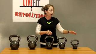 LiveFit Tip  Choosing A Kettlebell [upl. by Ecnerwal]