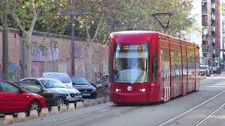 Metrovalencia L4 4227 arriving at Trànsits [upl. by Amak]