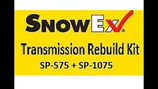 Snowex D6107 D6566 Transmission Gearbox Rebuild [upl. by Mukund]