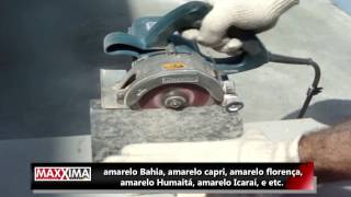 Cortar Granito Mármore Cerâmica Porcelanato Bloco Concreto  Disco de Corte Diamantado Maxxima [upl. by Helsie321]